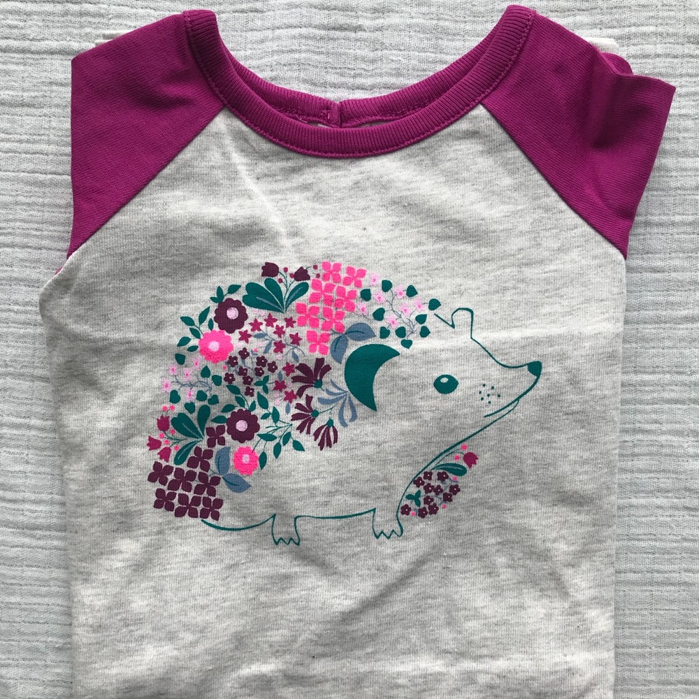 NWT 0-3m TEA COLLECTION Baby Romper Hedgehog. - Picture 3 of 6